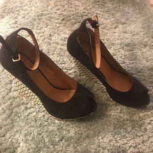 Wedge Heels with Ankle Strap